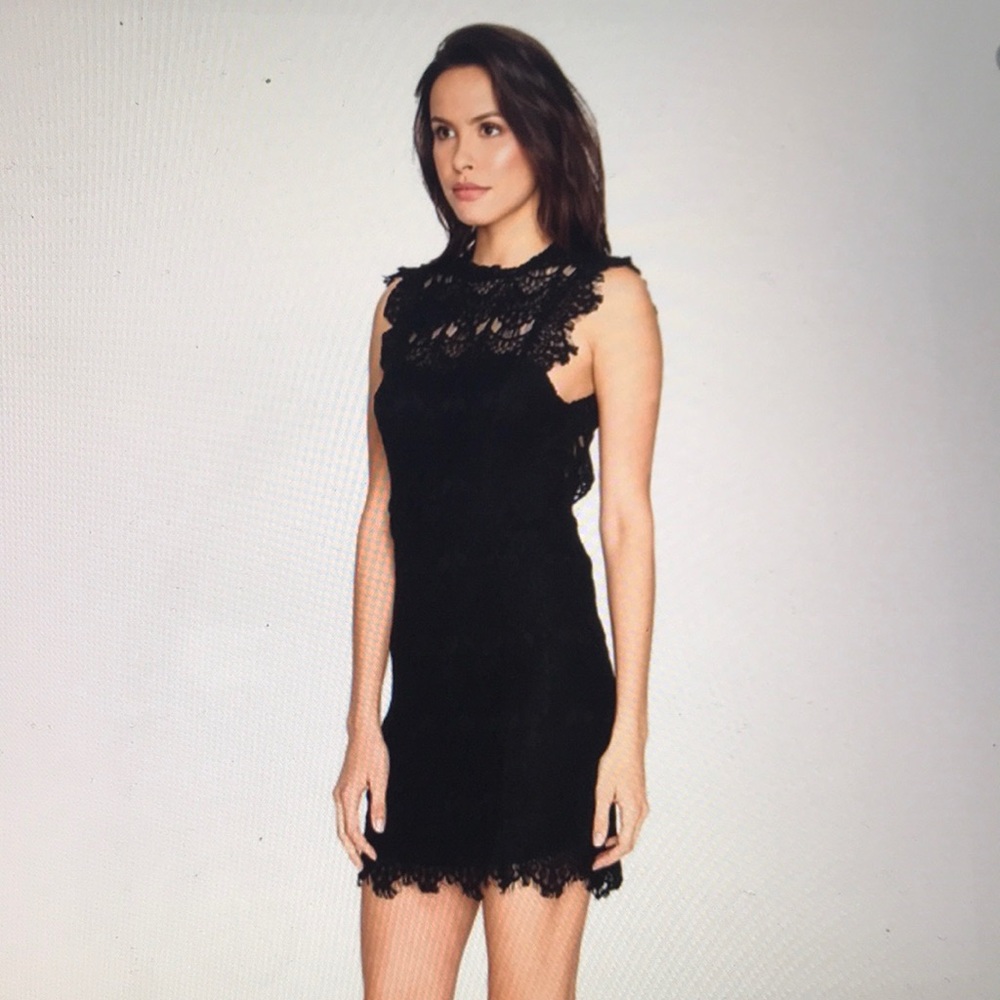Free People Backless Lace Dress